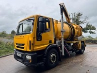 2014 14 Iveco Eurocargo 180E25 Whale medium volume jet/vacuum tanker gully arm