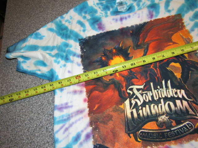 NWOT FORBIDDEN KINGDOM MUSIC FESTIVAL 2019 TIE DYE TEE SHIRT SIZE LARGE NEW