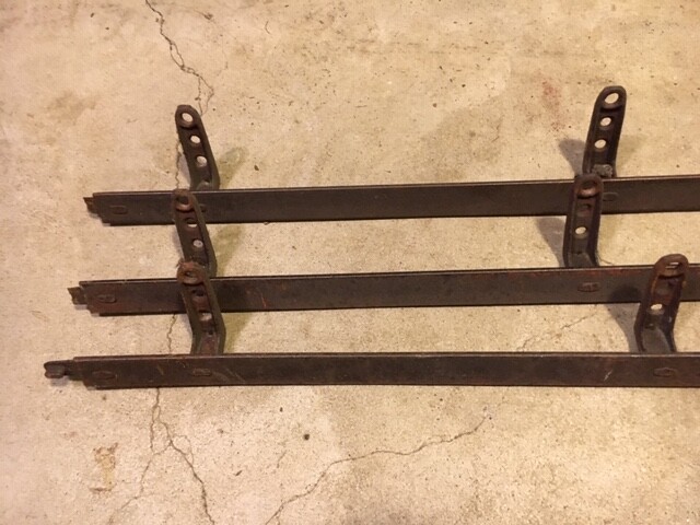 (3) 6 Ft sections LOUDEN Antique  barn door roller track FITS F.E. Myers ETC