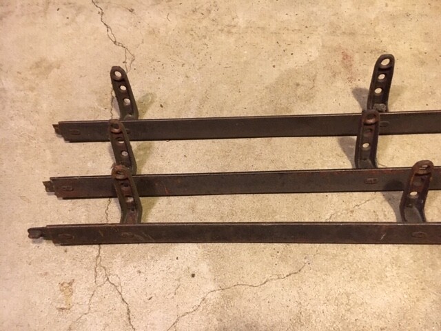 (3) 6 Ft sections LOUDEN Antique  barn door roller track FITS F.E. Myers ETC