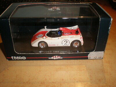 EBBRO 663 1:43 Toyota 7 Japan GP 1969 No.2 MIB ds19/N0217