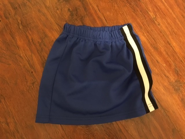 University of Kentucky girls RUSSEL brand  toddler cheerleading outfit size 4/5