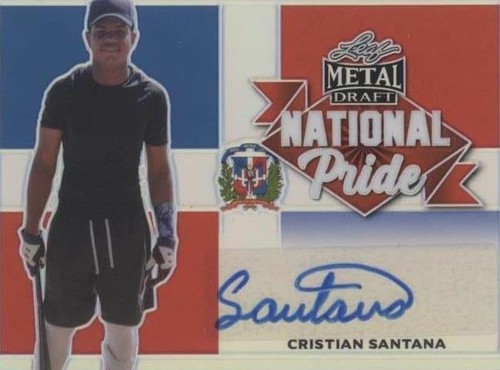 2021 Leaf Metal Draft - Cristian Santana #NP-CS1