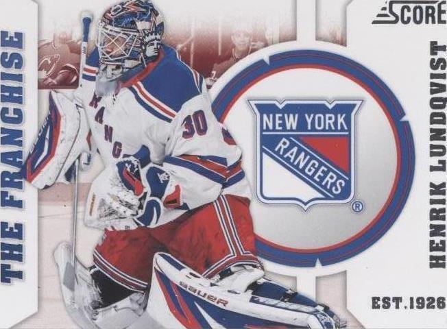 2012-13 Score - Henrik Lundqvist #F19