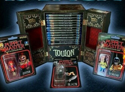 Puppet Master Collection Toulon's Ultimate Collectable Trunk 13 Blu-ray+Figures