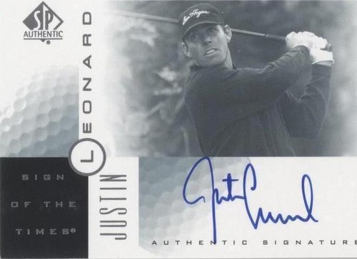 2001 SP Authentic - Justin Leonard #JL