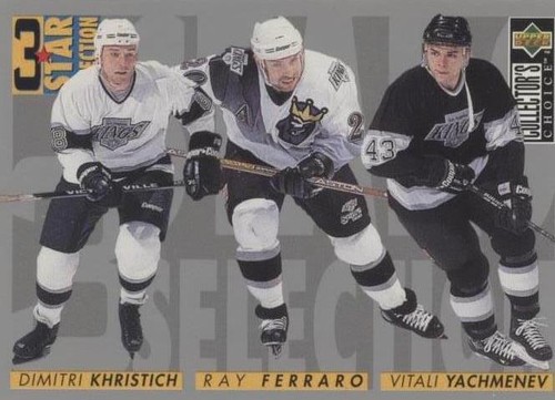 1996-97 Upper Deck Collector's Choice - Dmitri Khristich Ray Ferraro Vitali Yachmenev #320