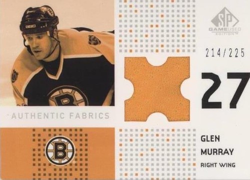 2002-03 SP Game Used - Glen Murray #AF-GM