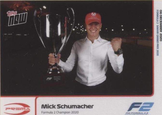 2020 Topps Now F1 - Mick Schumacher #022