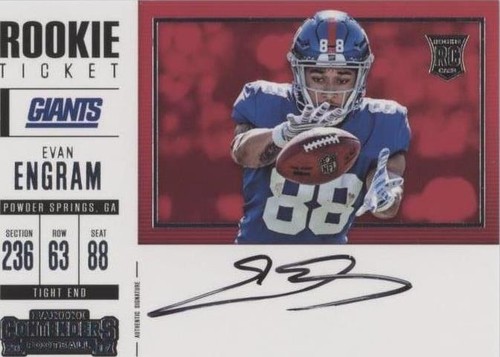 2017 Panini Contenders Evan Engram #364