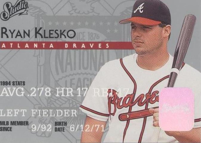 Studio 1995 - Ryan Klesko #109