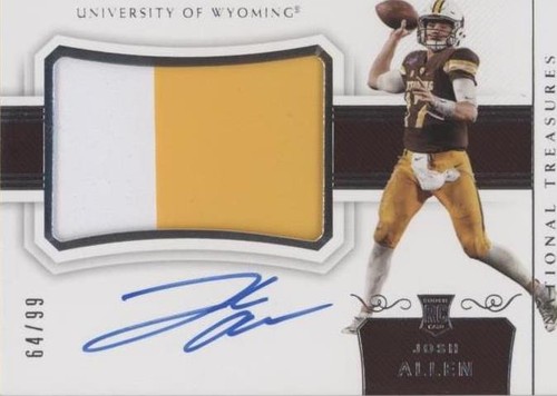 2018 Panini National Treasures Collegiate Josh Allen #103