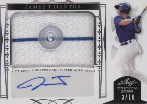2022 Leaf Trinity - James Triantos #PA-JT1