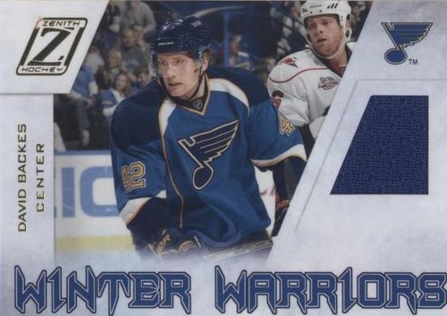 2010-11 Zenith - David Backes #DB