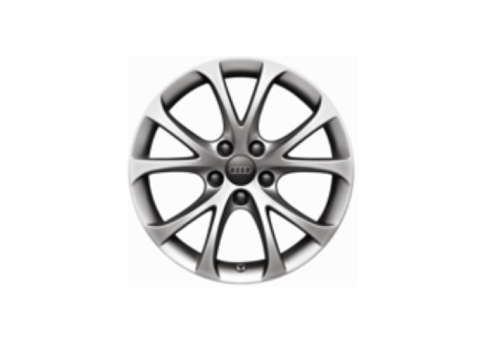 2014-2016 Genuine Audi A4 17x7.5" Alloy Factory Wheel 5V Spoke 8K0-071-497-B-8Z8