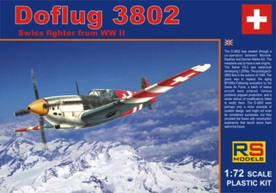 Doflug D-3802 / 3803, Swiss MS.450 derivative (1/72 model kit, RS 92088)
