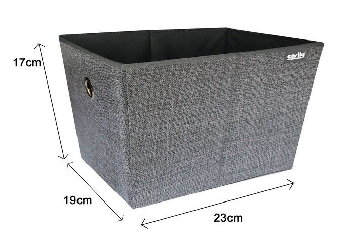 Box Scatola Salvaspazio Portatutto Contenitore Armadio Organizer 17x19x23cm dfh
