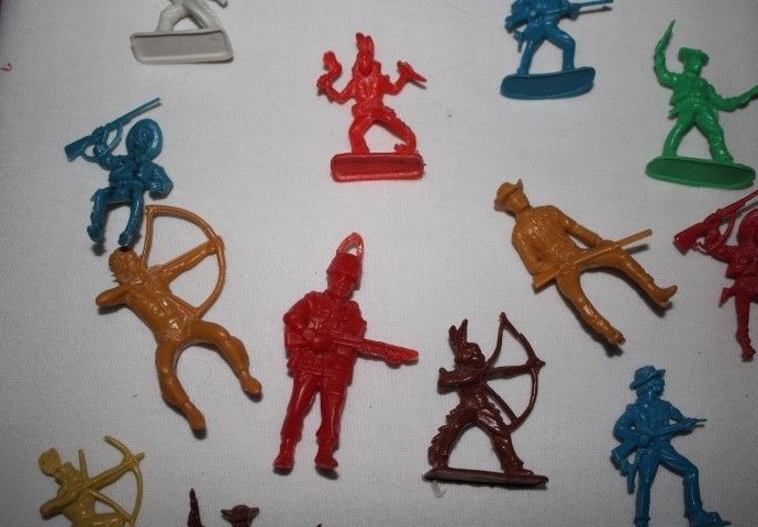 Plastic Cowboys,Horses and Indians