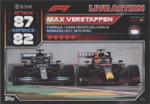 2022 Topps F1 Turbo Attax - Max Verstappen #185