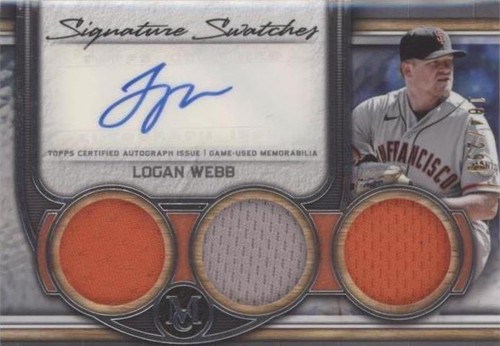 2023 Topps Logan Webb BSA-LW Baseball Star Auto TAG 10 San