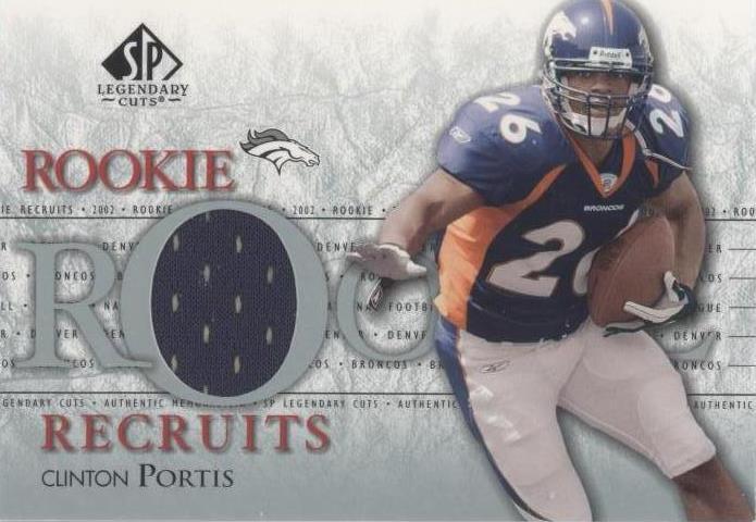 2002 SP Legendary Cuts Clinton Portis #RR-CP