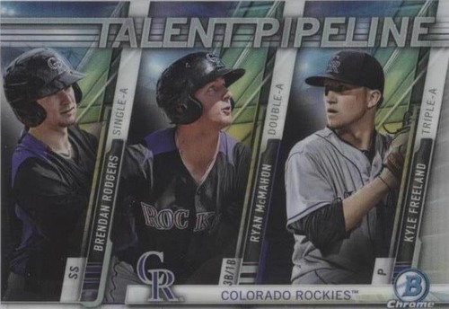 2017 Bowman - Brendan Rodgers Kyle Freeland Ryan McMahon #TP-COL