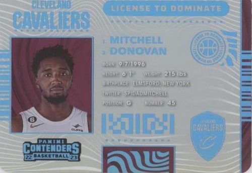 2022-23 Panini Contenders - Donovan Mitchell #7