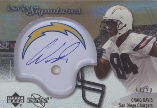 2007 NFL Sweet Spot Craig Davis #SSS-CD