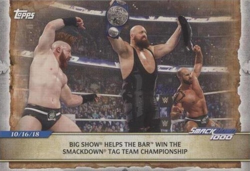 2020 Topps WWE Road to Wrestlemania - Big Show The Bar #67