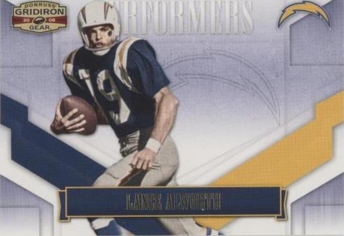 2008 Donruss Gridiron Gear Lance Alworth #P-26