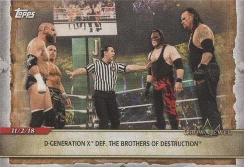 D-Generation X vs. Brothers of Destruction 2020 Topps Crown