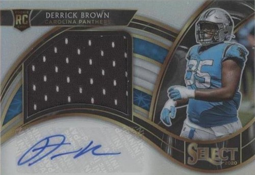 2020 Panini Select Derrick Brown #JRS-DBR
