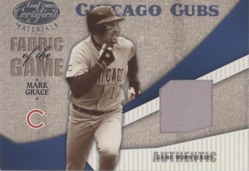 2004 Leaf Certified Materials - Mark Grace #FG-74