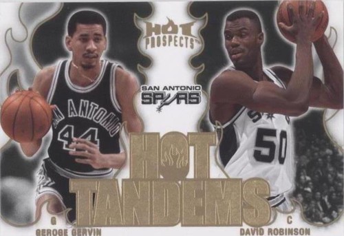 2008-09 Fleer Hot Prospects - David Robinson/George Gervin #HT-17