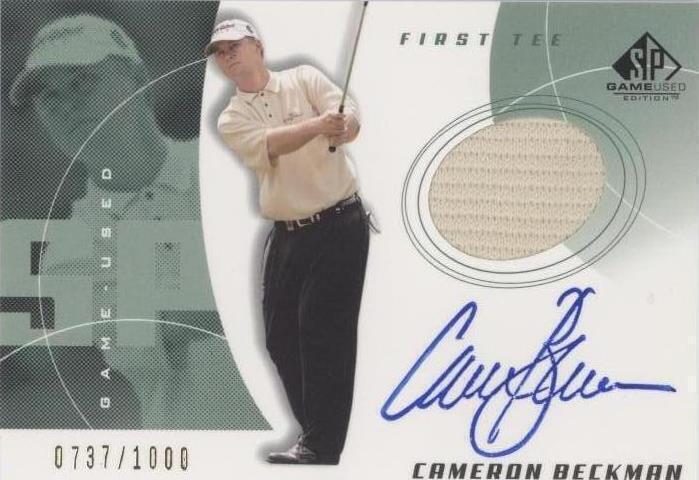2002 SP Game Used Edition - Cameron Beckman #70