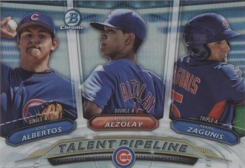 2018 Bowman - Adbert Alzolay Jose Albertos Mark Zagunis #TP-CHI