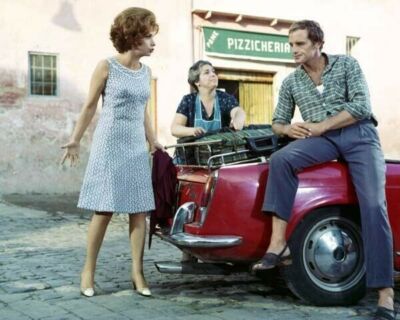 Buona Sera Mrs Campbell 1968 Gina Lollobrigida in street with car 11x17 poster