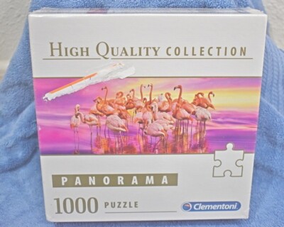 Clementoni puzzle 1000 pieces Panaroma Flamingo Dance brand new sealed box