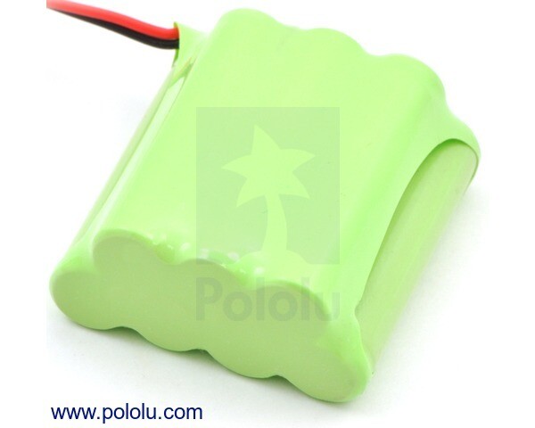 Rechargeable NiMH Battery Pack: 8.4 V, 700 mAh, 4+3 AAA