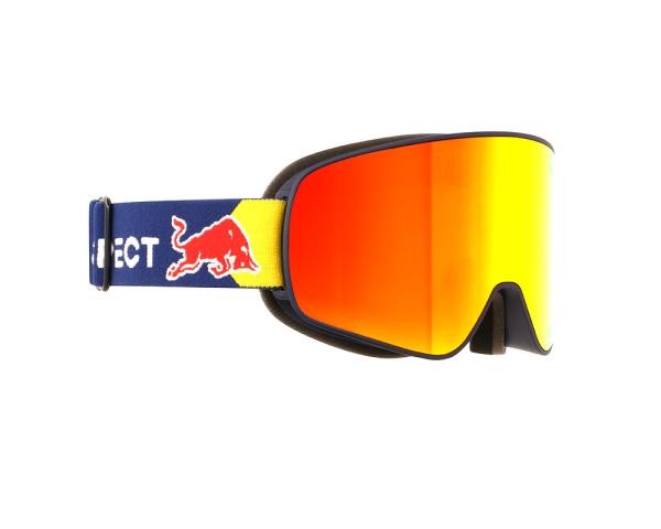 Red Bull Spect RUSH 14RE2 Herren Damen Skibrille Kunststoff Mono Shield Blau