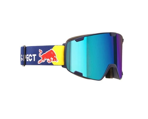 Red Bull Spect PARK 19BL3 Herren Damen Skibrille Kunststoff Mono Shield Blau