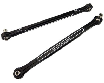 Traxxas X-Maxx XMAXX Black Alloy Steering Links Hot Racing HRAXMX49T01
