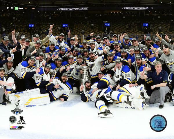 2019 Stanley Cup Champions ST. LOUIS BLUES Team On Ice Celebration 8x10 Photo | eBay