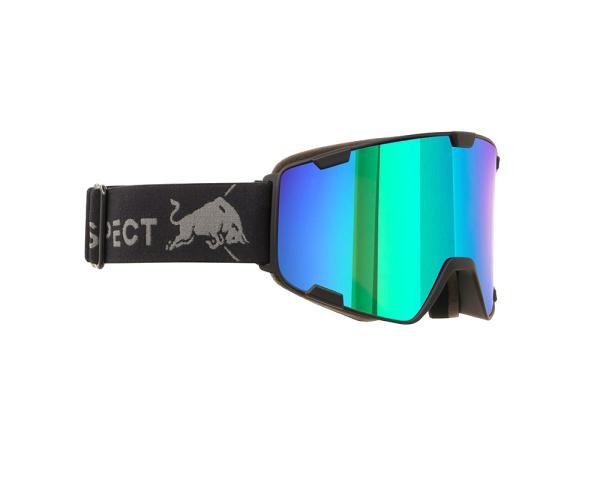 Red Bull Spect PARK 18GR3 Mens Womens Ski Goggles Plastic Mono Shield Black