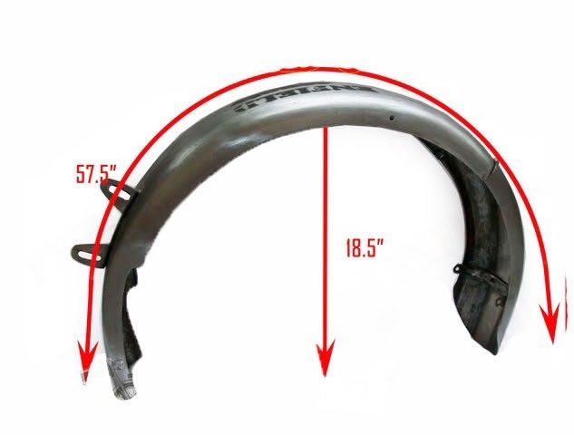BSA Front Rear Mudguards Fender Set Ready to Paint WM20 M21 M33 Models  