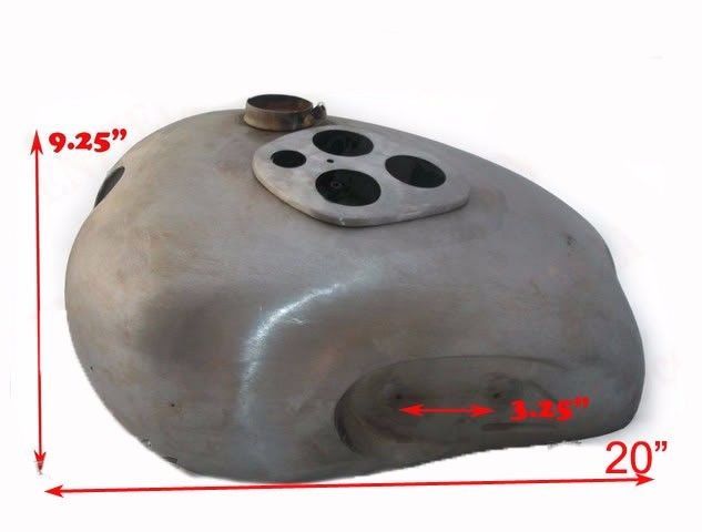 Fits T90 Triumph 5T Speed Twin Petrol Gas Fuel Tank Aluminium Alloy  