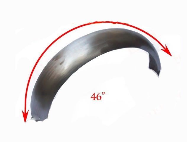 New BSA Goldstar Front & Rear Mudguards Ready to Chrome 