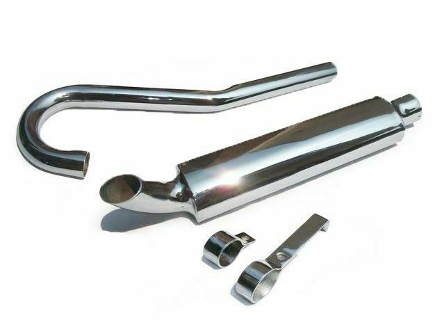 Fits Royal Enfield 500cc Trials Scrambler High Pipe Exhaust System 
