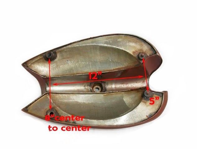 New BSA Gold Star A7 A10 Super Rocket Aluminium Fuel Tank Plain Tank Sides  