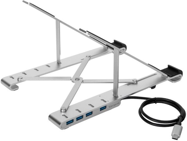 Portable Targus Laptop Stand + Integrated USB-A Hub Model Number: AWU100205GL